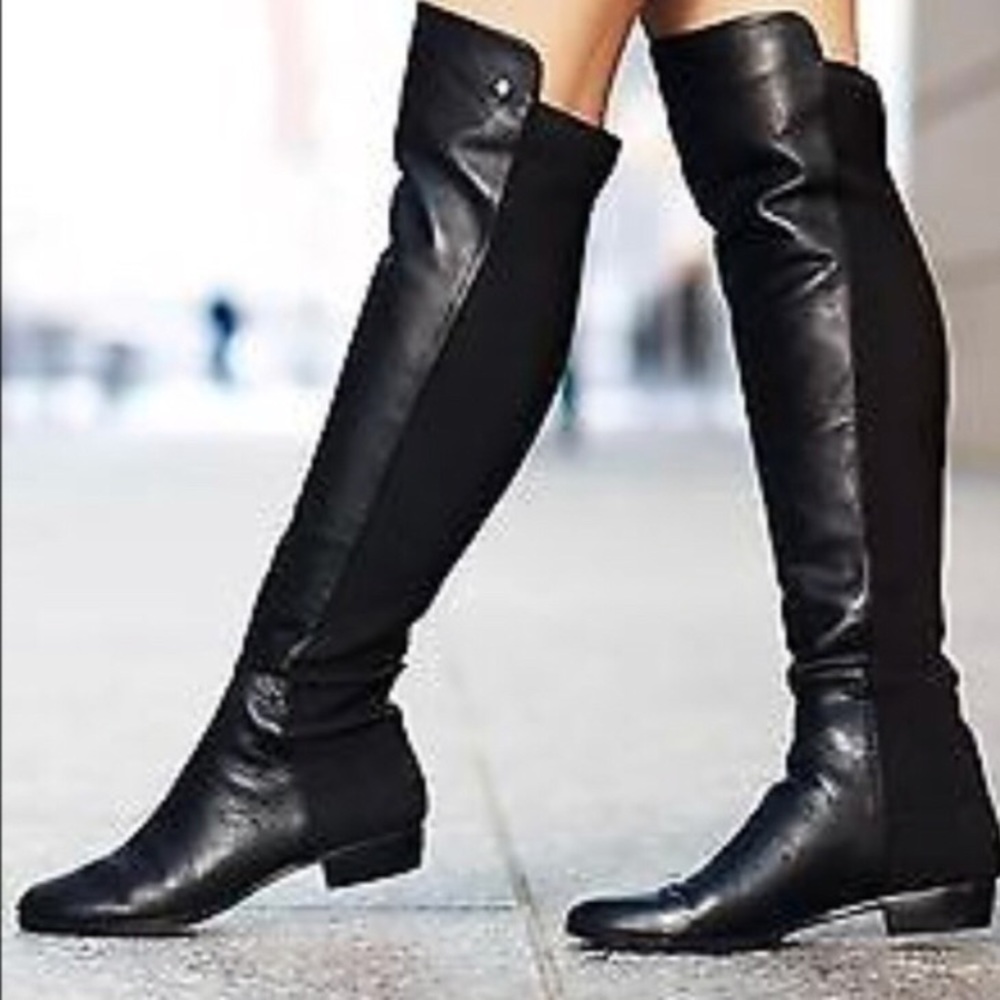 Vince Camuto Karita Riding Boot, Black, 7.5 M